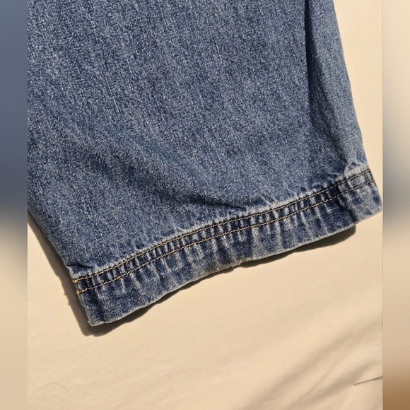 Y2K Overalls London London Blue Denim Large 30" Inseam - Picture 9 of 15